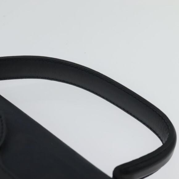 DIOR Trotter Canvas Hand Bag Pvc Navy Gold - Picture 8 of 12